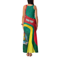 Personalised Grenada Family Matching Tank Maxi Dress and Hawaiian Shirt Coat Of Arms Unique Style