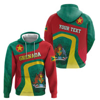Personalised Grenada Hoodie Coat Of Arms Unique Style