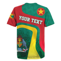 Personalised Grenada Rugby Jersey Coat Of Arms Unique Style