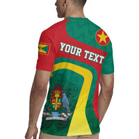 Personalised Grenada Rugby Jersey Coat Of Arms Unique Style