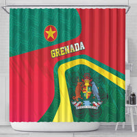 Grenada Shower Curtain Coat Of Arms Unique Style