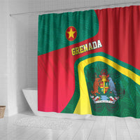 Grenada Shower Curtain Coat Of Arms Unique Style