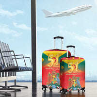 Happy 51st Independence Day Grenada Luggage Cover One People One Journey One Future