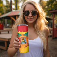 Happy 51st Independence Day Grenada Skinny Tumbler One People One Journey One Future