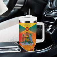 Happy 51st Independence Day Grenada Tumbler With Handle One People One Journey One Future