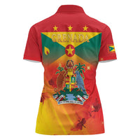 Happy 51st Independence Day Grenada Women Polo Shirt One People One Journey One Future