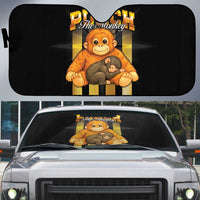 Punch The Monkey Auto Sun Shade Team Punch Monkey