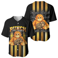 Punch The Monkey Baseball Jersey Team Punch Monkey