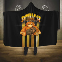 Punch The Monkey Hooded Blanket Team Punch Monkey
