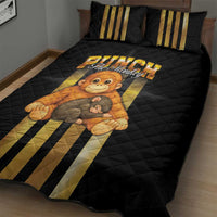 Punch The Monkey Quilt Bed Set Team Punch Monkey
