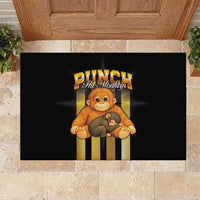 Punch The Monkey Rubber Doormat Team Punch Monkey