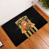 Punch The Monkey Rubber Doormat Team Punch Monkey