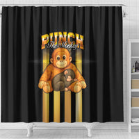 Punch The Monkey Shower Curtain Team Punch Monkey