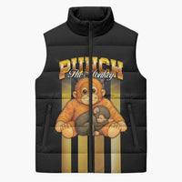 Punch The Monkey Sleeveless Puffer Jacket Team Punch Monkey