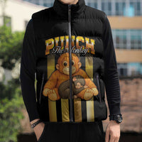 Punch The Monkey Sleeveless Puffer Jacket Team Punch Monkey