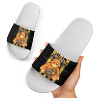 Punch The Monkey Slide Sandals Team Punch Monkey