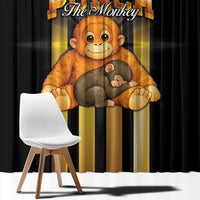 Punch The Monkey Window Curtain Team Punch Monkey