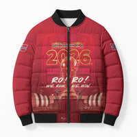 Custom Norge Football 2026 Bomber Puffer Jacket Glorious Victory