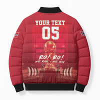 Custom Norge Football 2026 Bomber Puffer Jacket Glorious Victory