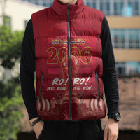 Custom Norge Football 2026 Sleeveless Puffer Jacket Glorious Victory