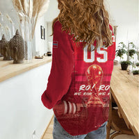 Custom Norge Football 2026 Women Casual Shirt Glorious Victory