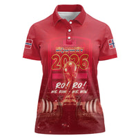 Custom Norge Football 2026 Women Polo Shirt Glorious Victory