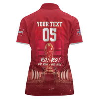 Custom Norge Football 2026 Women Polo Shirt Glorious Victory