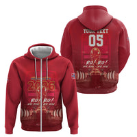 Custom Norge Football 2026 Zip Hoodie Glorious Victory