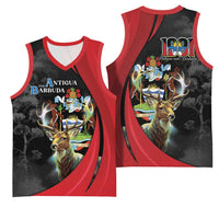 Antigua And Barbuda 1981 Basketball Jersey Happy Independence Day - Wonder Print Shop