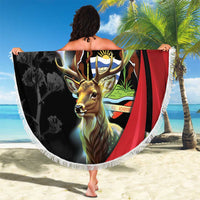 Antigua And Barbuda 1981 Beach Blanket Happy Independence Day - Wonder Print Shop