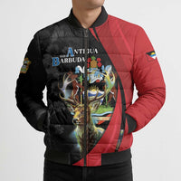 Antigua And Barbuda 1981 Bomber Puffer Jacket Happy Independence Day - Wonder Print Shop