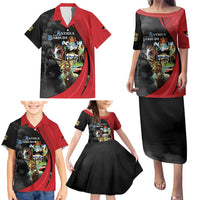 Antigua And Barbuda 1981 Family Matching Puletasi and Hawaiian Shirt Happy Independence Day - Wonder Print Shop