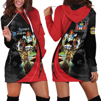Antigua And Barbuda 1981 Hoodie Dress Happy Independence Day - Wonder Print Shop