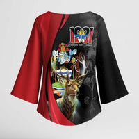 Antigua And Barbuda 1981 Kimono Sleeve Blouse Happy Independence Day - Wonder Print Shop