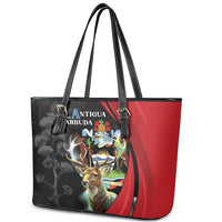 Antigua And Barbuda 1981 Leather Tote Bag Happy Independence Day - Wonder Print Shop