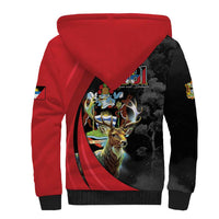 Antigua And Barbuda 1981 Sherpa Hoodie Happy Independence Day - Wonder Print Shop