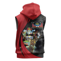 Antigua And Barbuda 1981 Sleeveless Zip Hoodie Happy Independence Day - Wonder Print Shop