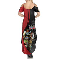 Antigua And Barbuda 1981 Summer Maxi Dress Happy Independence Day - Wonder Print Shop