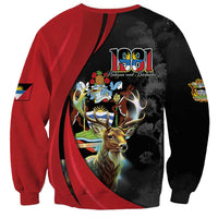 Antigua And Barbuda 1981 Sweatshirt Happy Independence Day - Wonder Print Shop
