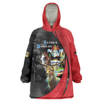Antigua And Barbuda 1981 Wearable Blanket Hoodie Happy Independence Day - Wonder Print Shop