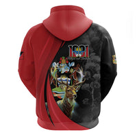 Antigua And Barbuda 1981 Zip Hoodie Happy Independence Day - Wonder Print Shop