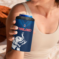 Custom Thailand Football 4 in 1 Can Cooler Tumbler Go Champions - Wonder Print Shop