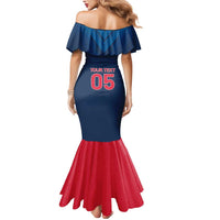 Custom Thailand Football Mermaid Dress Go Champions - Wonder Print Shop