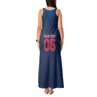 Custom Thailand Football Tank Maxi Dress Go Champions - Wonder Print Shop