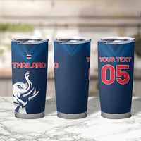 Custom Thailand Football Tumbler Cup Go Champions - Wonder Print Shop