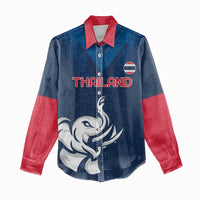 Custom Thailand Football Women Casual Shirt Go Champions - Wonder Print Shop
