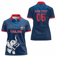 Custom Thailand Football Women Polo Shirt Go Champions - Wonder Print Shop