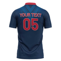 Custom Thailand Football Zipper Polo Shirt Go Champions - Wonder Print Shop