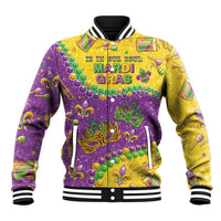 Mardi Gras Is In Our Soul Baseball Jacket Glitter Style