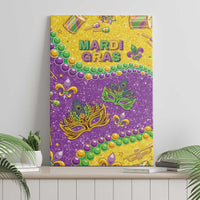 Mardi Gras Is In Our Soul Canvas Wall Art Glitter Style